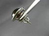 ESTATE LARGE 6.10CT DIAMOND & AAA GARNET 18KT WHITE GOLD HALO SCREWBACK EARRINGS