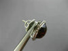 ESTATE LARGE 6.10CT DIAMOND & AAA GARNET 18KT WHITE GOLD HALO SCREWBACK EARRINGS