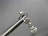 ESTATE 1.85CT DIAMOND 18KT WHITE GOLD JOURNEY HALO SQUARE STUD HANGING EARRINGS