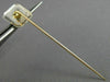 ANTIQUE .03CT OLD MINE DIAMOND 14KT 2 TONE GOLD OCTAGON FILIGREE LAPEL PIN 26194