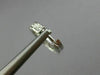 ESTATE SMALL .30CT DIAMOND 18K WHITE GOLD CLASSIC FILIGREE HUGGIE EARRINGS 25559
