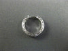 ESTATE SMALL .30CT DIAMOND 18K WHITE GOLD CLASSIC FILIGREE HUGGIE EARRINGS 25559