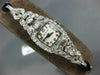 ANTIQUE LARGE PLATINUM HAMILTON 1.70CT OLD MINE DIAMOND ART DECO LADIES WATCH