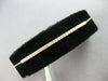 ESTATE .34CT DIAMOND 14KT YELLOW GOLD 3D CLASSIC ROUND BAR FUN BRACELET