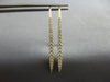 LONG .58CT DIAMOND 18KT YELLOW GOLD ROUND JOURNEY FUN LEVERBACK HANGING EARRINGS
