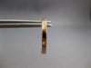 ESTATE .82CT DIAMOND 14KT ROSE GOLD 3D CLASSIC 2mm OVAL HUGGIE HANGING EARRINGS