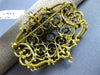 ANTIQUE LARGE 5CT AAA OPAL & PEARL 14K YELLOW GOLD FILIGREE BROOCH PENDANT #2755