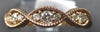 ESTATE .43CT DIAMOND 14KT ROSE GOLD 3D ROUND CLASSIC INFINITY LOVE RING