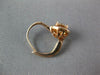 .32CT DIAMOND 14KT ROSE GOLD 3D SOLITAIRE HALO LEVERBACK FLOWER HANGING EARRINGS