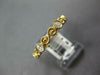 ESTATE .36CT DIAMOND 14K YELLOW GOLD FILIGREE SIZEABLE ETERNITY ANNIVERSARY RING