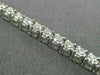 ESTATE 2.46CT ROUND CUT DIAMOND 14KT WHITE GOLD 3D CLASSIC TENNIS BRACELET