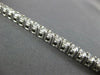 ESTATE 5.05CT DIAMOND 14KT WHITE GOLD 3D CLASSIC ROUND 4 PRONG TENNIS BRACELET
