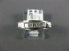 .35CT DIAMOND 14KT WHITE GOLD 3D PRINCESS 5 STONE FILIGREE ANNIVERSARY RING 1337