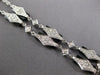 ESTATE .80CT DIAMOND & AAA ONYX 18KT WHITE GOLD 3D CLASSIC LARIAT FUN NECKLACE