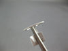 ESTATE .11CT DIAMOND 18KT WHITE GOLD 3D 1mm ETERNITY STACKABLE ANNIVERSARY RING