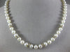 ESTATE .30CT DIAMOND & AAA SOUTH SEA PEARL 14K YELLOW GOLD ROUND NECKLACE #26313
