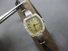 ANTIQUE LARGE .50CT OLD MINE DIAMOND PLATINUM ART DECO SQUARE LADY'S WATCH 28187