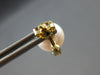 ESTATE .10CT DIAMOND & AAA SOUTH SEA PEARL 14K YELLOW GOLD CLASSIC STUD EARRINGS