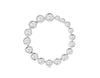 .55CT DIAMOND 14KT WHITE GOLD GRADUATING JOURNEY CIRCLE OF LIFE FLOATING PENDANT