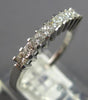 .50CT DIAMOND 14KT WHITE GOLD 3D PRINCESS SEMI ETERNITY WEDDING ANNIVERSARY RING
