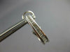 .71CT DIAMOND 14KT WHITE GOLD BAGUETTE CHANNEL UMBRELLA CLIP ON EARRINGS #27648