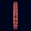 3.10CT AAA RUBY 14KT YELLOW GOLD 3D CLASSIC SHARED PRONG ETERNITY FUN LOVE RING