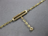 ESTATE .18CT DIAMOND 14KT YELLOW GOLD 3D RECTANGULAR CHANDELIER FUN BRACELET