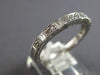 .32CT DIAMOND 14KT WHITE GOLD ROUND & BAGUETTE FILIGREE WEDDING ANNIVERSARY RING