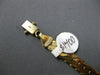 ESTATE LONG 14KT WHITE AND YELLOW GOLD 3D CLASSIC HANDCRAFTED MENS BRACELET