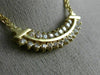 ESTATE .95CT DIAMOND 14KT YELLOW GOLD 3D CLASSIC ROUND HAPPY FACE NECKLACE #1509