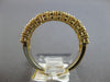 1.75CT DIAMOND 14KT YELLOW GOLD CLASSIC 2 ROW DIAGONAL WEDDING ANNIVERSARY RING