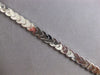 ESTATE 14KT WHITE GOLD 3D CLASSIC MATTE & SHINY FUN LOVE BRACELET