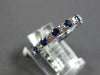 1.40CT DIAMOND & AAA SAPPHIRE 18KT WHITE GOLD CLASSIC ETERNITY ANNIVERSARY RING