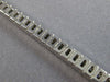 ESTATE 5.42CT DIAMOND 14KT WHITE GOLD PRINCESS CHANNEL INVISIBLE TENNIS BRACELET
