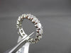 ESTATE 4.51CT DIAMOND 14KT WHITE GOLD SHARED PRONG ETERNITY RING STUNNING
