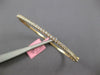 .92CT DIAMOND 14KT YELLOW GOLD CLASSIC ROUND SEMI ETERNITY 2MM BANGLE BRACELET