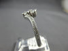 ESTATE .52CT DIAMOND 14K WHITE GOLD CLASSIC ROUND 2 STONE CRISS CROSS LOVE RING