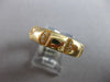 ESTATE .14CT DIAMOND 14KT YELLOW GOLD 3D ROUND SQUARE FUN ANNIVERSARY RING
