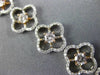 WIDE GIA 4.16CT WHITE & PINK DIAMOND 18KT WHITE & ROSE GOLD 3D TENNIS BRACELET