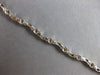 .39CT DIAMOND 14KT WHITE GOLD 3D ETOILE MATTE & SHINY MULTI WAVE TENNIS BRACELET