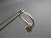 1.0CT DIAMOND & AAA SAPPHIRE 18KT WHITE GOLD ROUND SQUARE HALO HANGING EARRINGS