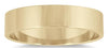 ESTATE SOLID 14KT YELLOW GOLD CLASSIC 4MM MATTE & SHINY WEDDING ANNIVERSARY RING