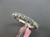 LARGE 3.30CT DIAMOND 18KT WHITE GOLD SHARED PRONG COMOFRT FIT ANNIVERSARY RING