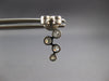 .87CT DIAMOND 18KT WHITE GOLD 3D CLASSIC ROUND BEZEL ETOILE FUN HANGING EARRINGS