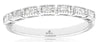 .20CT DIAMOND 14KT WHITE GOLD BAGUETTE 7 STONE BEZEL FILIGREE ANNIVERSARY RING