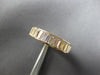 3.0CT CZ CLASSIC BAGUETTE 3/4TH ETERNITY 14KT YELLOW GOLD ANNIVERSARY RING 28170