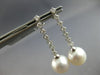 .42CT DIAMOND & AAA SOUTH SEA PEARL 18KT WHITE GOLD 3D JOURNEY HANGING EARRINGS