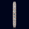 1.36CT DIAMOND 14KT ROSE GOLD 3D SHARED PRONG ETERNITY WEDDING ANNIVERSARY RING
