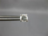 1.05CT DIAMOND 14KT WHITE GOLD 3D ROUND SOLITAIRE SCREWBACK STUD EARRINGS #21251