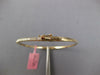 .92CT DIAMOND 14KT YELLOW GOLD CLASSIC ROUND SEMI ETERNITY 2MM BANGLE BRACELET
